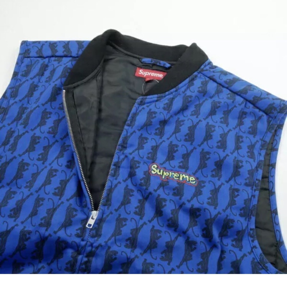 Supreme Gonz Vest panther print